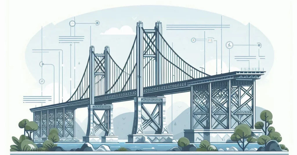 Modern bridges designed to withstand earthquake