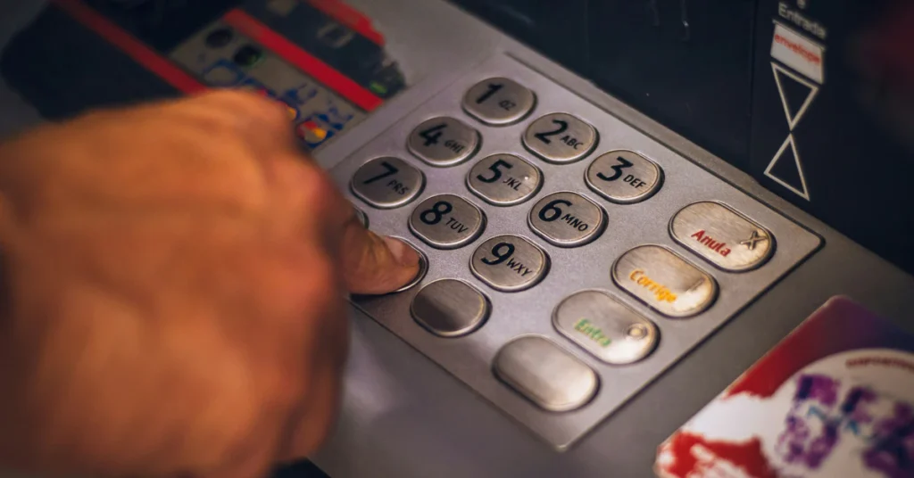 Bank ATM transaction